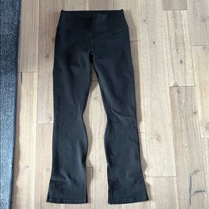 Split hem leggings size small (short)